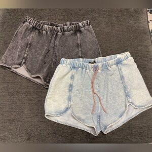 Madden NYC Stylish Shorts in Gray and Light Blue